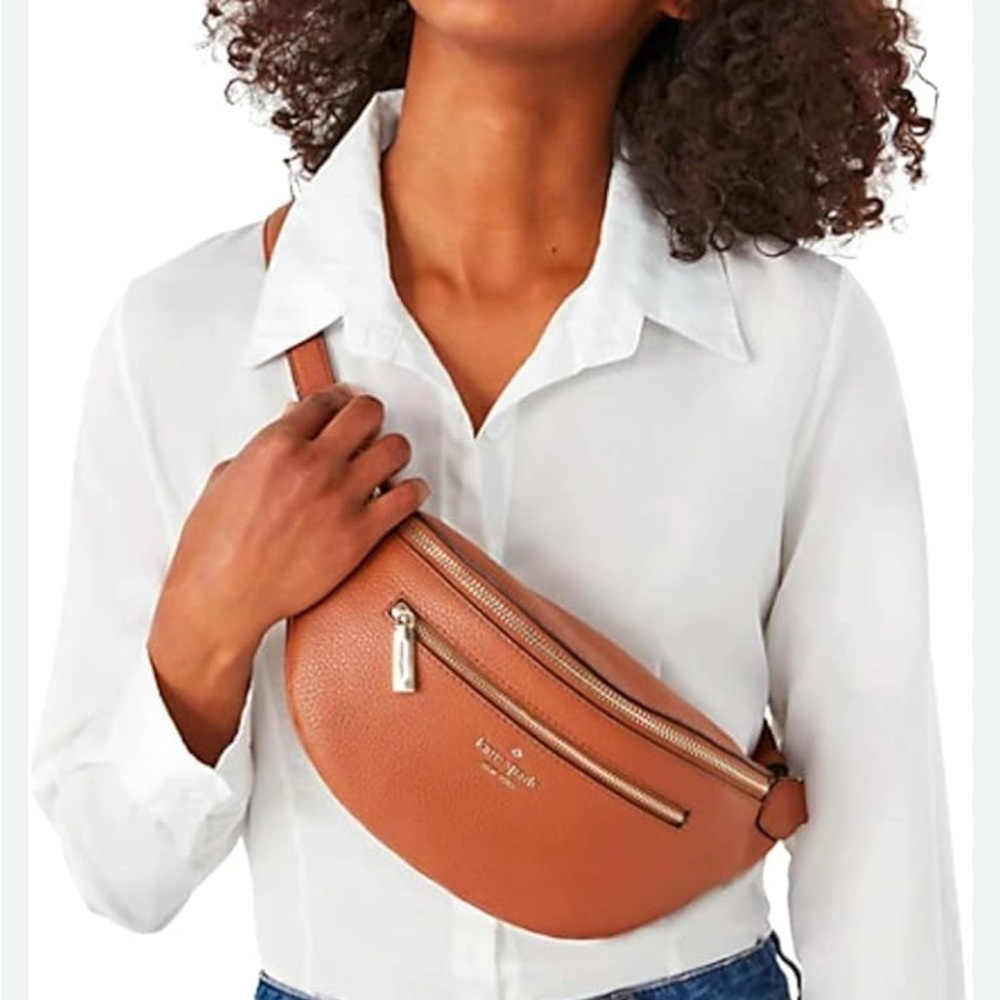 Kate Spade Brown Leather Leila Crossbody Bag